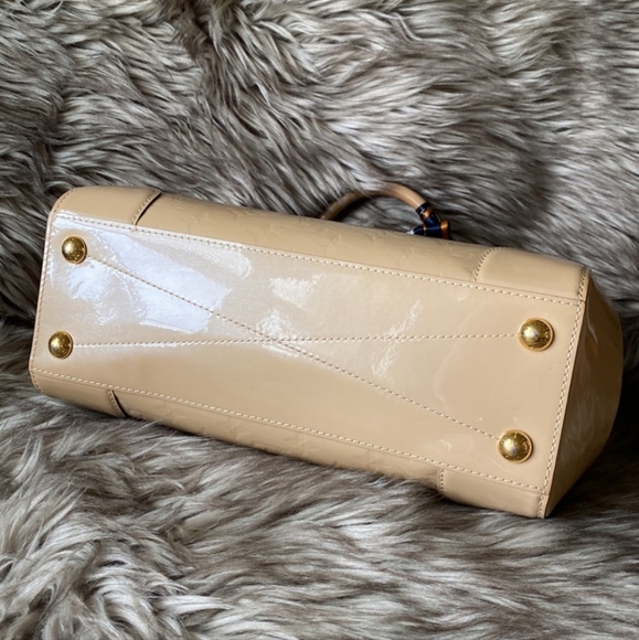 ❗️SOLD❗️🎉HPLouis Vuitton Monogram Vernis Santa Monica in Dune (Beige) - Picture 11 of 16